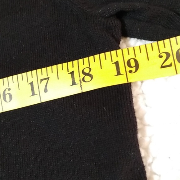 Michael Kors Short-Sleeve Sweater Top – Black – Studded Logo – L – NWT - Picture 6 of 11